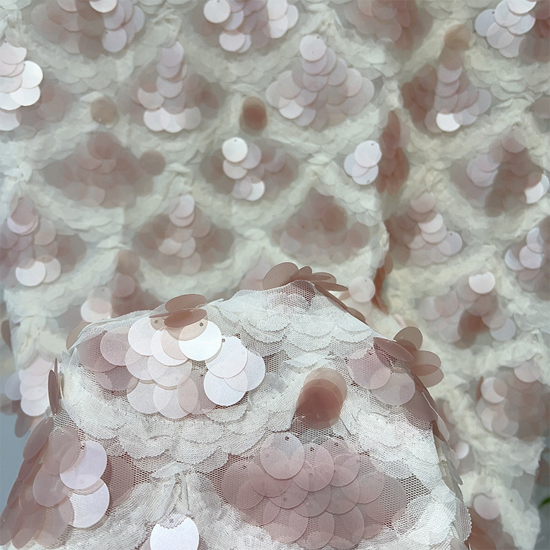 Crystal Mesh Fabric - Kain Dasar Jaring Kain Bordir Payet
