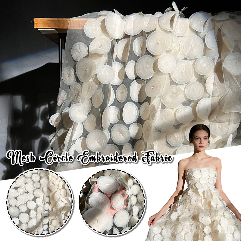 Kain Jala Perspektif Potongan  - Crystal Mesh Fabric ulasan dan harga