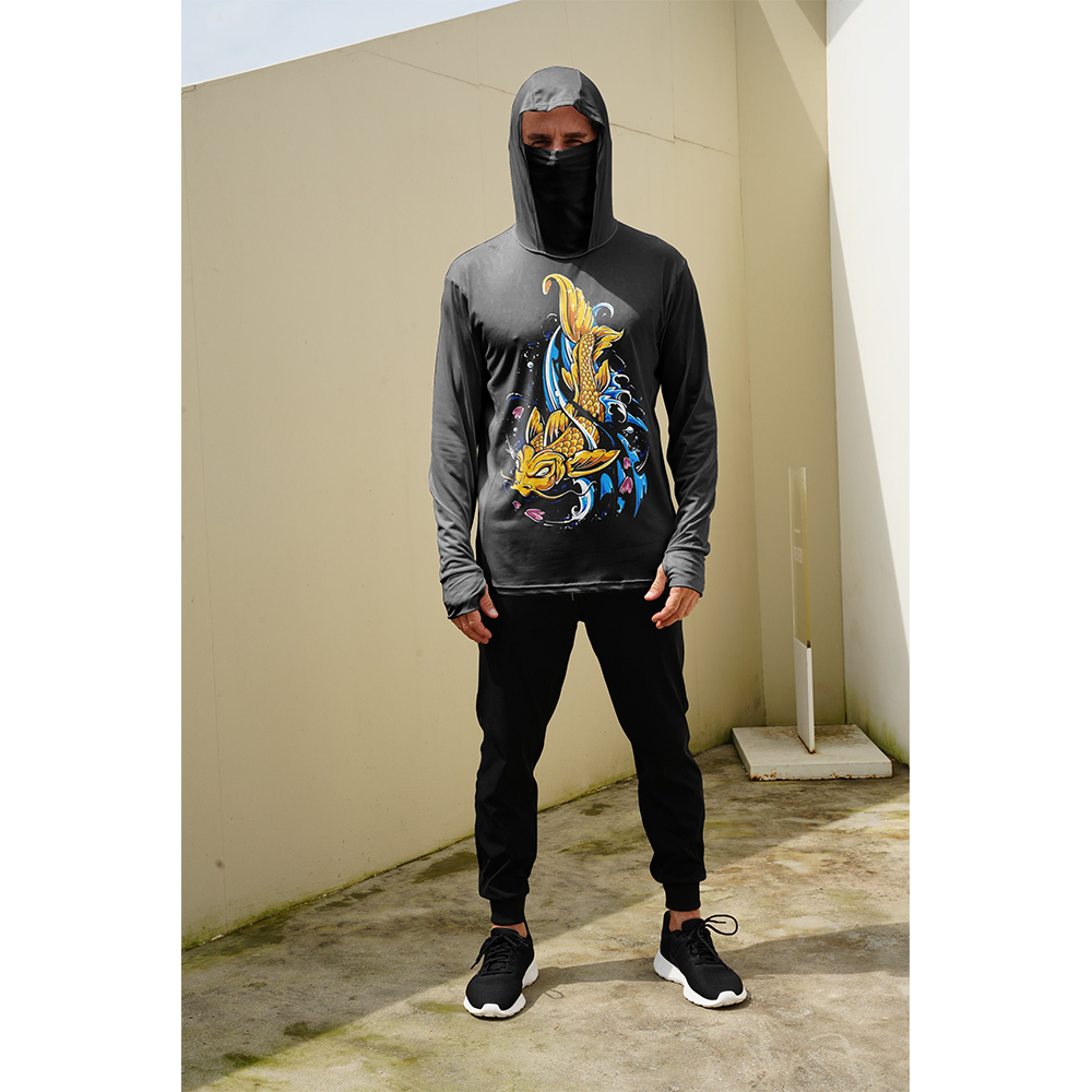 Kaos Pancing Pria Pelindung Ma - Embellish Knit ulasan dan harga