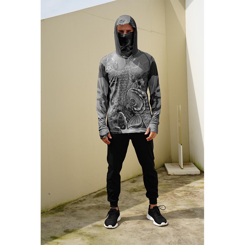 Kaos Pancing Pria Pelindung Ma - Embellish Knit ulasan dan harga