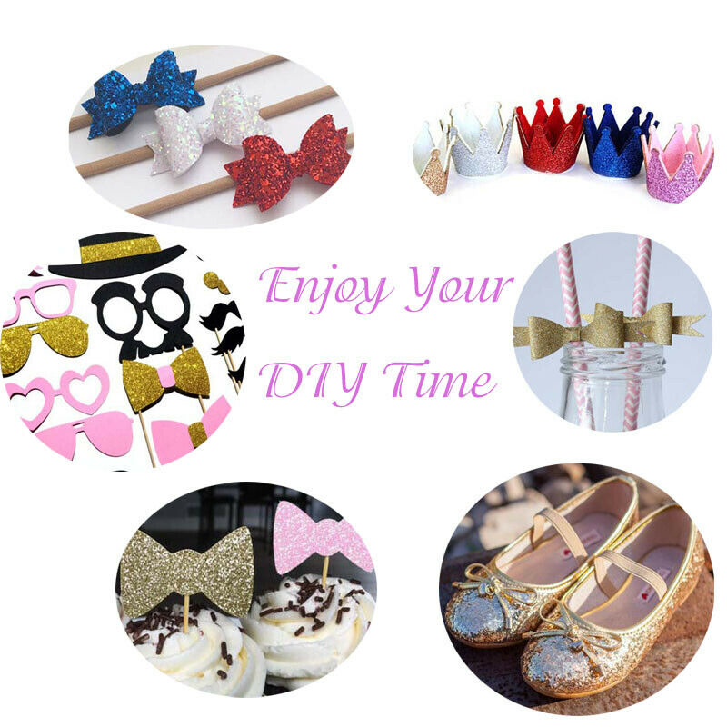 Kain Jahit Vinyl Glitter Halus - Glitter Vinyl Roll ulasan dan harga