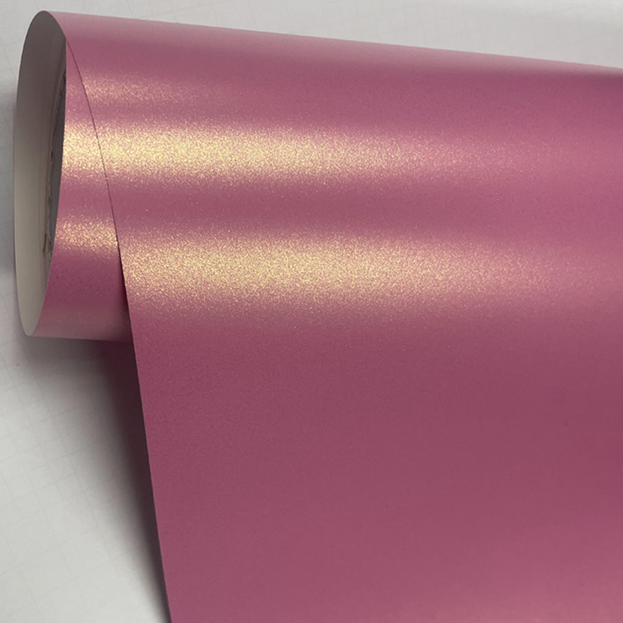 Bungkus Vinil Merah Muda Glitt - Glitter Vinyl Roll ulasan dan harga