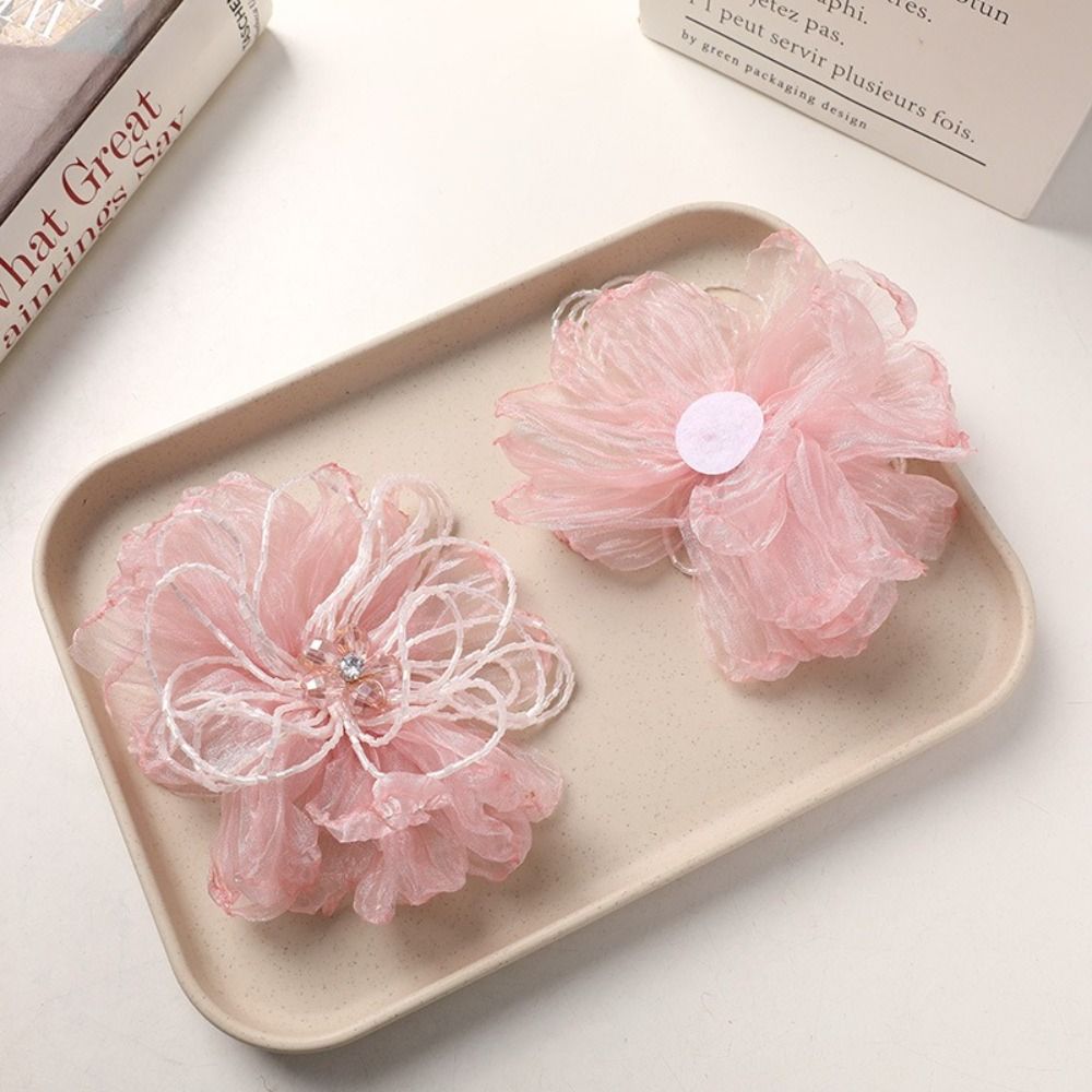Penghias Bunga Kain Organza de - Crystal Mesh Fabric ulasan dan harga