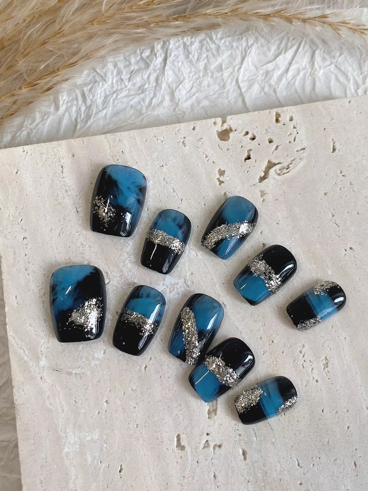 10 Paket Kuku Palsu Tekan Warn - Glitter Vinyl Roll ulasan dan harga