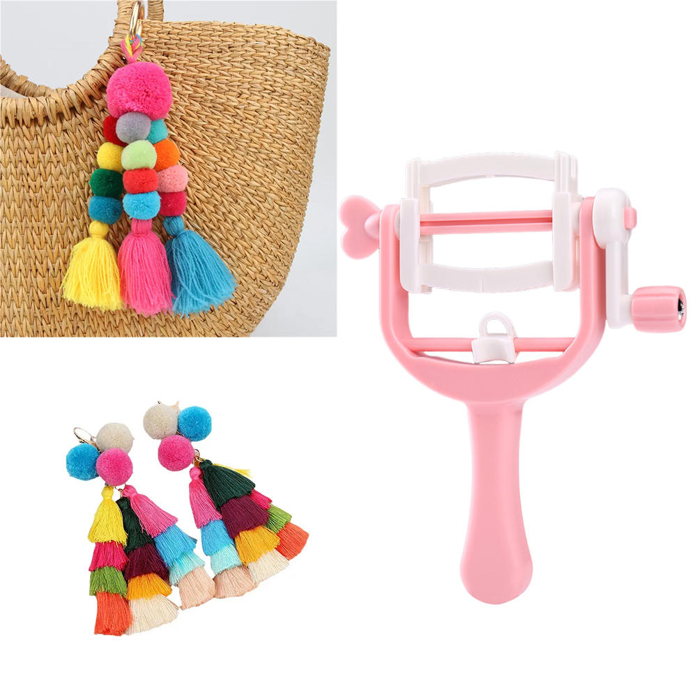 DIY rumah engkol tangan tali m - Pom Pom Maker Tool ulasan dan harga