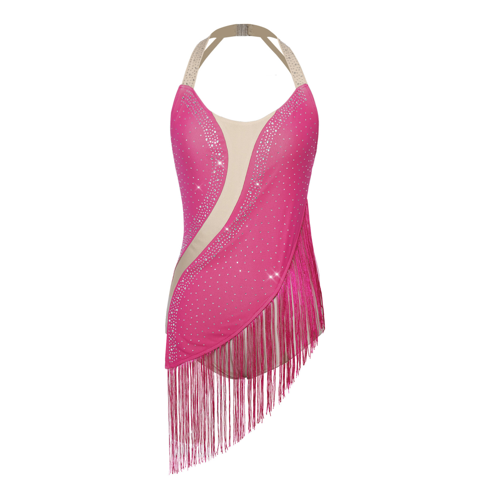 Kostum Tari Tango Cha-cha Wani - Rhinestone Banding Trim ulasan dan harga