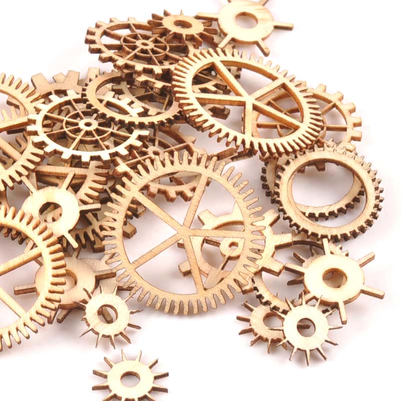 20-40Mm 36Pcs Kayu Yang Belum  - Craft Embellishment ulasan dan harga