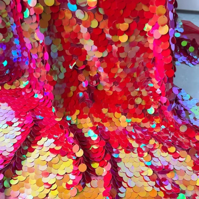 Kain payet kristal terenkripsi - Crystal Mesh Fabric ulasan dan harga