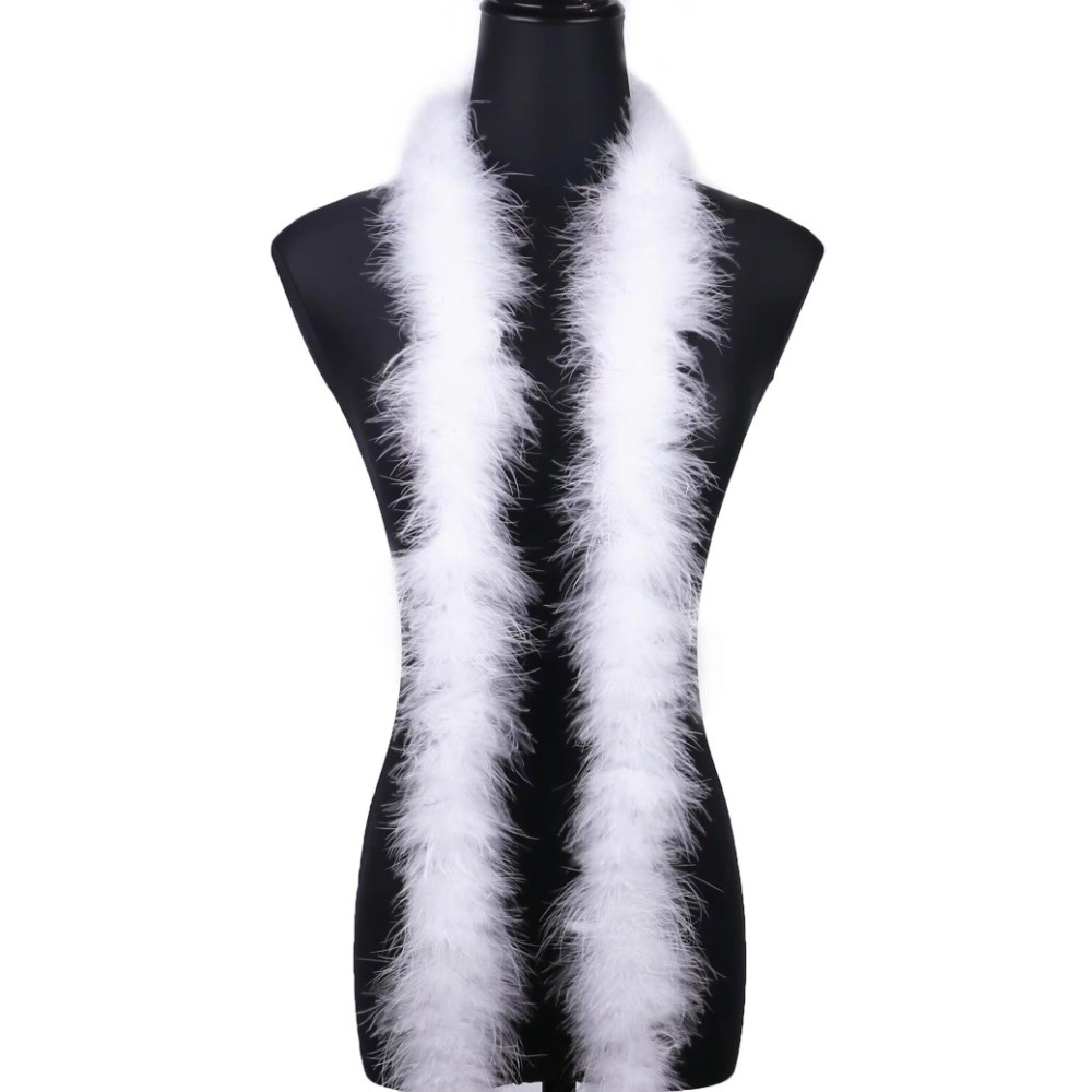 2 Meter Bulu Marabou Imitasi u - Feather Trim Marabou ulasan dan harga