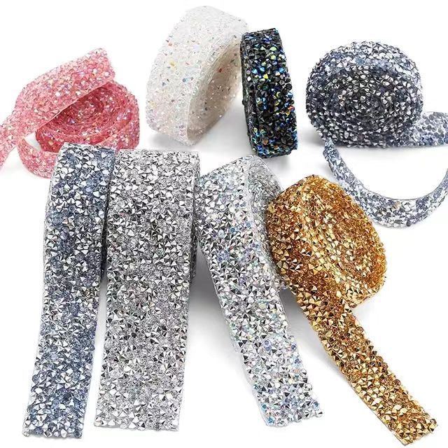 Pita Kristal Rhinestone Glitte - Hotfix Rhinestone Sheet ulasan dan harga