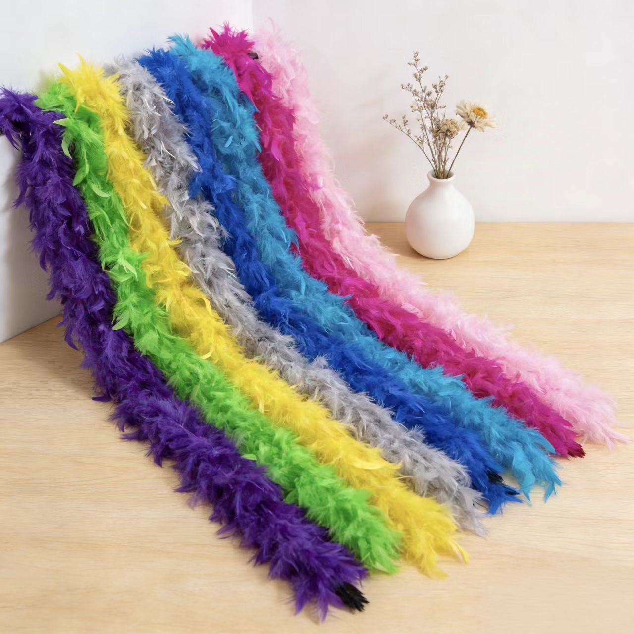 2M Bulu Marabou Turki 40g-90g  - Feather Trim Marabou ulasan dan harga