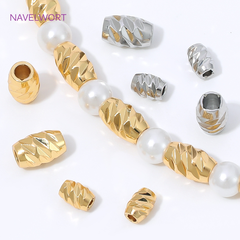 Manik-manik Spacer Bergaris Ku - Embroidery Craft ulasan dan harga